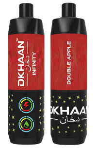 Dkhaan Infinity 25K Double Apple Disposable Vape with 5% Salt Nicotine