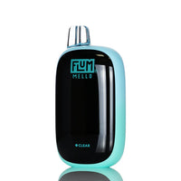 Flum Mello 20k Clear Green Disposable Vape with 20,000 puffs and premium flavor