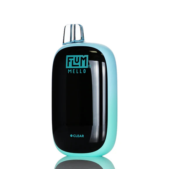 Flum Mello 20k Clear Green Disposable Vape with 20,000 puffs and premium flavor