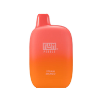 Flum Pebble 6000 Straw Mango - Discounts Vape