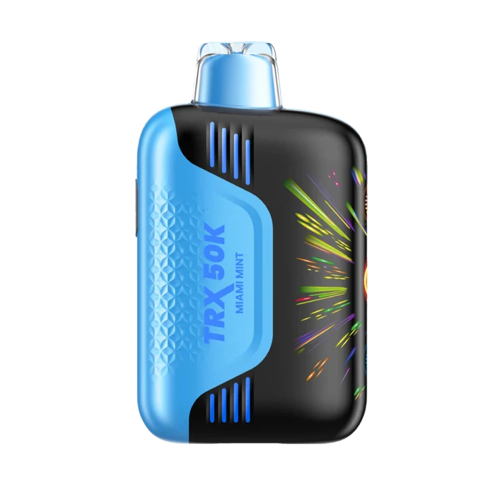 Viho TRX 50K Miami Mint Disposable Vape device with 50,000 puffs and refreshing mint flavor