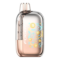 Foger Bit 35k Georgia Peach disposable vape device with peach flavor and USB-C rechargeable battery