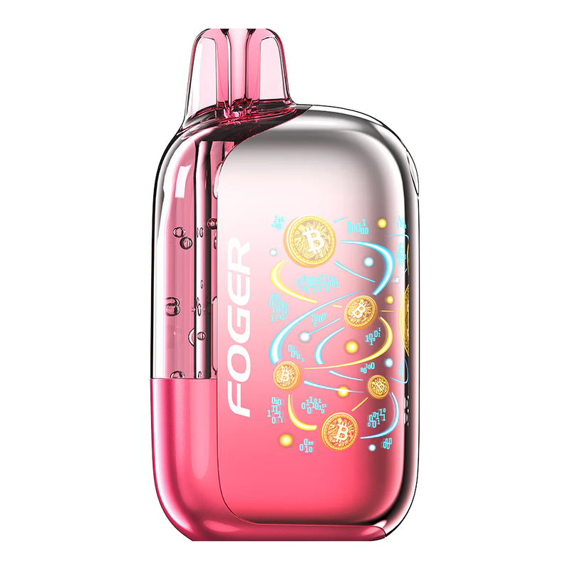 Foger Bit 35K Strawberry Burst Disposable Vape with 35000 puffs and rechargeable USB-C battery