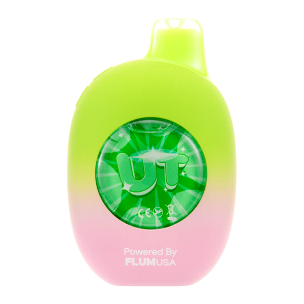 Flum UT 50k Green Apple Fuji Apple Disposable Vape - Front View with 5% Nicotine Salt and 50,000 Puffs