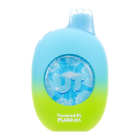 Flum UT 50k Naked Spring Water Disposable Vape front view with 5% nicotine and 50,000 puffs