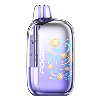 Foger Bit 35k White Peach Raspberry disposable vape device with 35,000 puffs and USB-C rechargeable battery