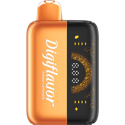 Digiflavor BRK 20000k Amazon Lemonade disposable vape powered by Geek Bar with rechargeable battery and adjustable airflow
