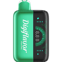 Digiflavor BRK 20000k Miami Mint rechargeable disposable vape with 5% salt nicotine and adjustable airflow