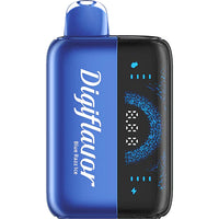 Digiflavor BRK 20000k Blue Razz Ice rechargeable disposable vape with dual mesh coil and adjustable airflow by Geek Bar