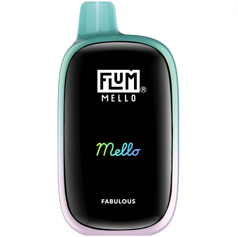 Flum Mello 20k Fabulous disposable vape with candy fruit flavor and 8000 puffs