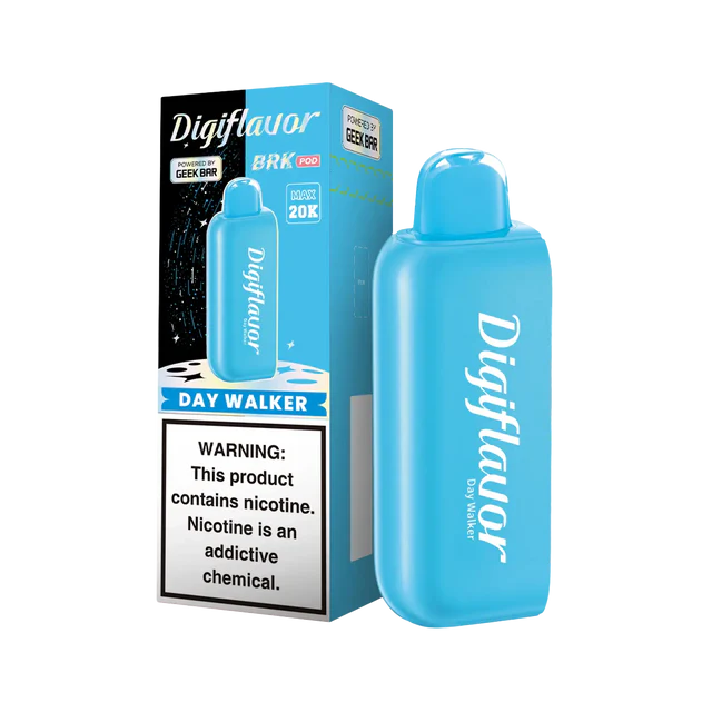 Digiflavor BRK 20k Day Walker Disposable Vape with USB-C charging and dual mesh coil